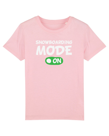 Snowboarding Mode On Cotton Pink