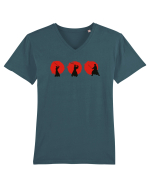 Warrior Tricou mânecă scurtă guler V Bărbat Presenter