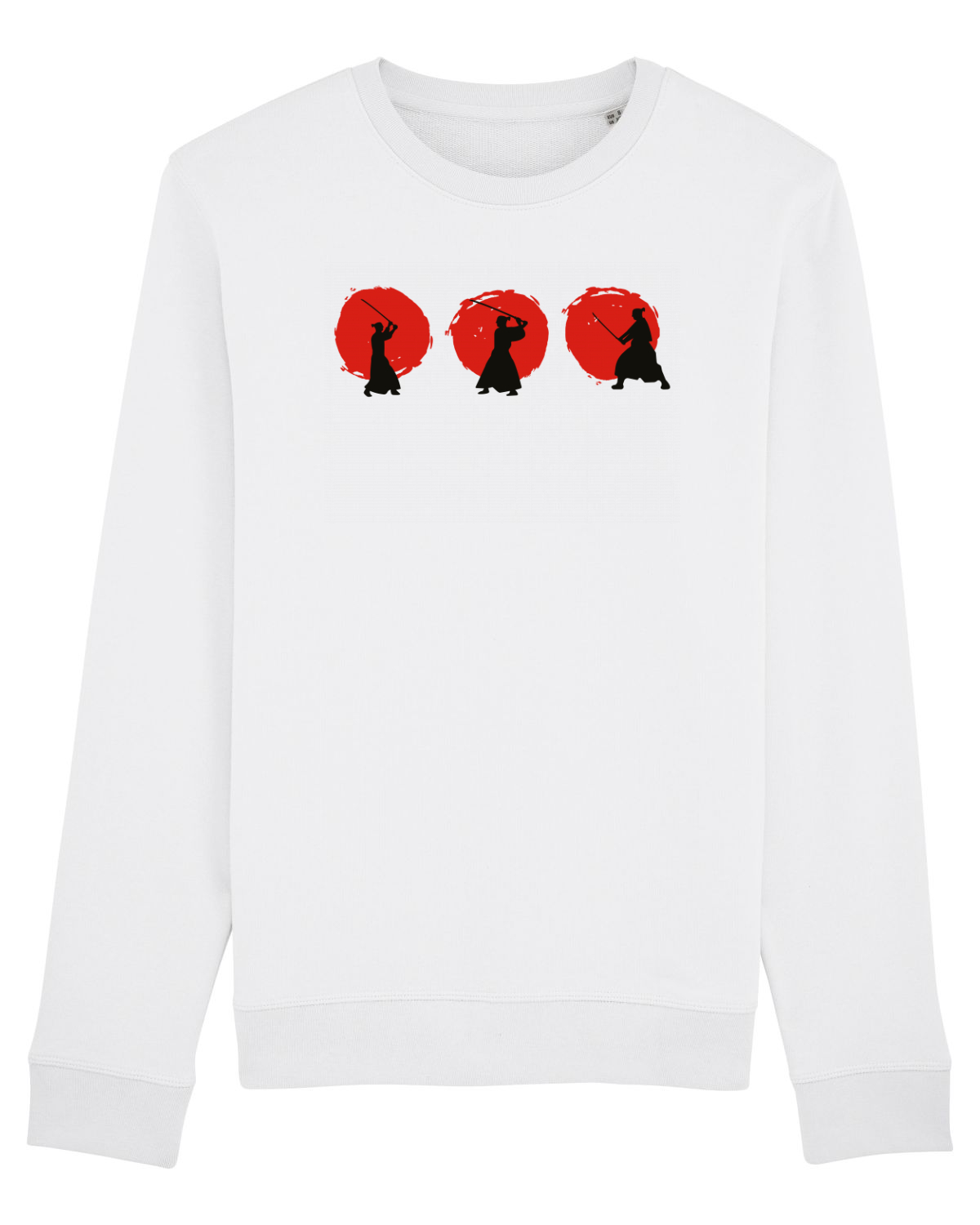 Bluză mânecă lungă Unisex Rise White