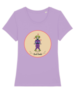 Circus Just Smile Tricou mânecă scurtă guler larg fitted Damă Expresser