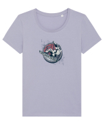 Winter Speed Tricou mânecă scurtă guler larg fitted Damă Expresser