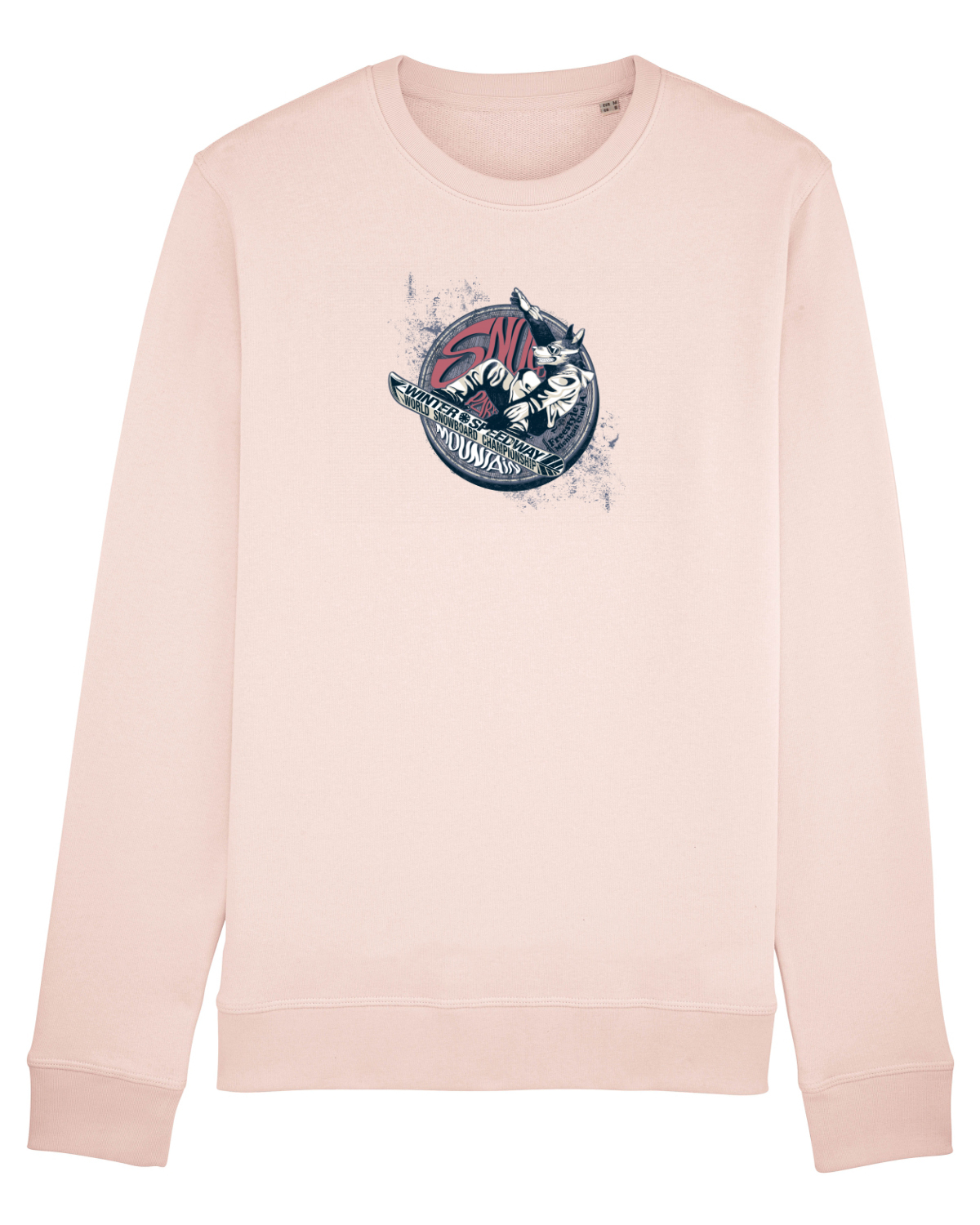 Bluză mânecă lungă Unisex Rise Candy Pink