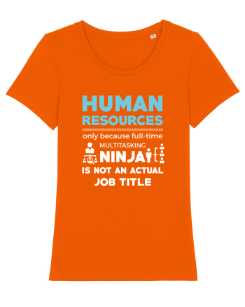 HUMAN RESOURCES Bright Orange