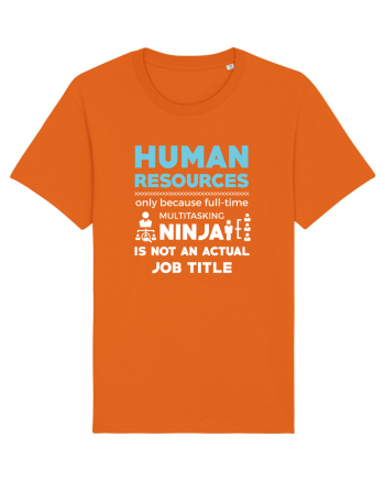 HUMAN RESOURCES Bright Orange