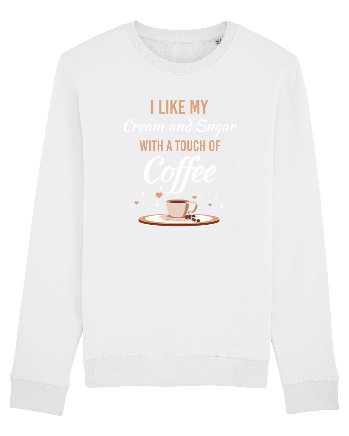 Bluză mânecă lungă Unisex Rise White