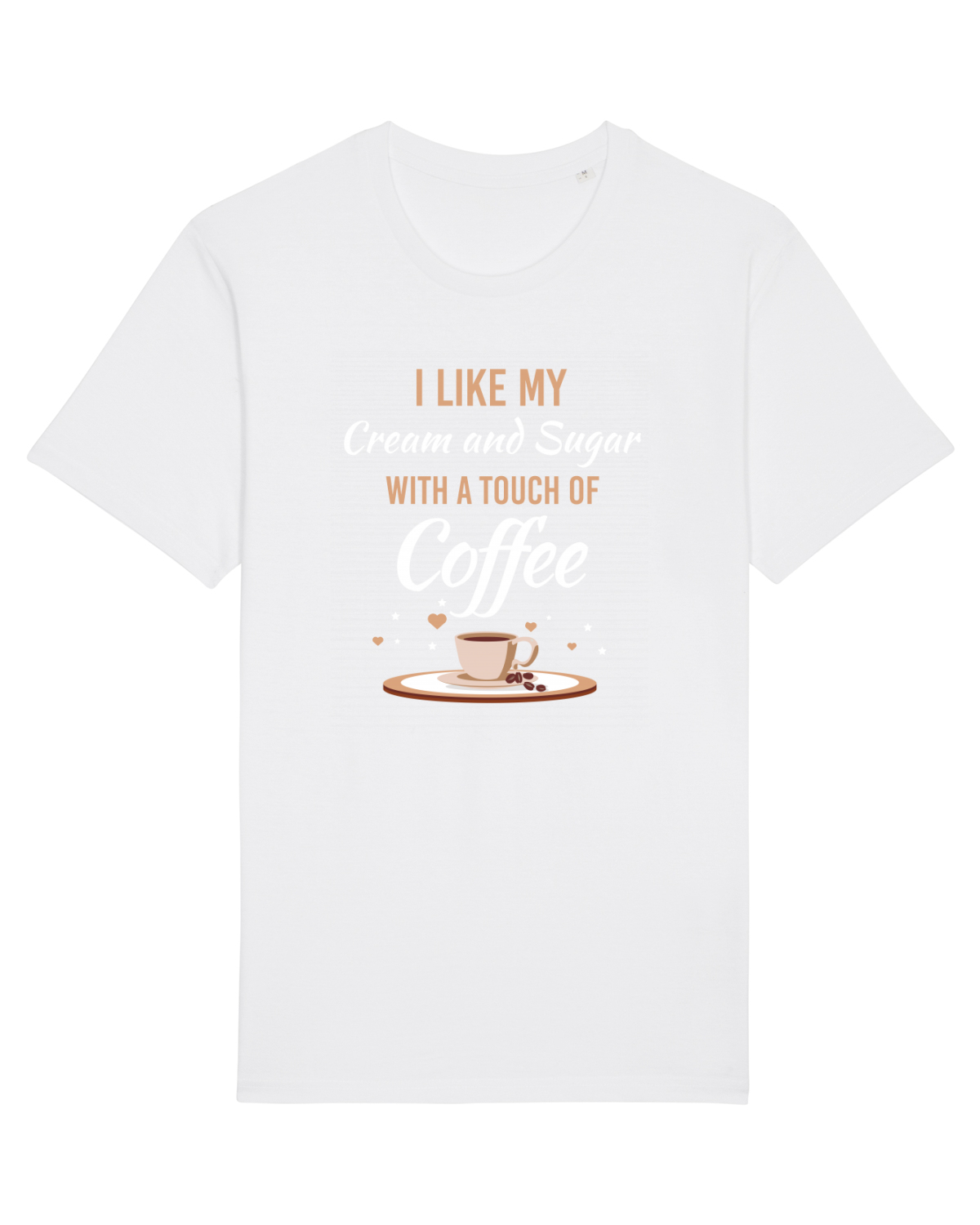 Tricou mânecă scurtă Unisex Rocker White