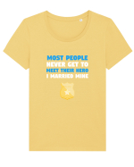 POLICE Tricou mânecă scurtă guler larg fitted Damă Expresser