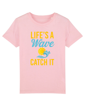 LIFE IS A WAVE Cotton Pink
