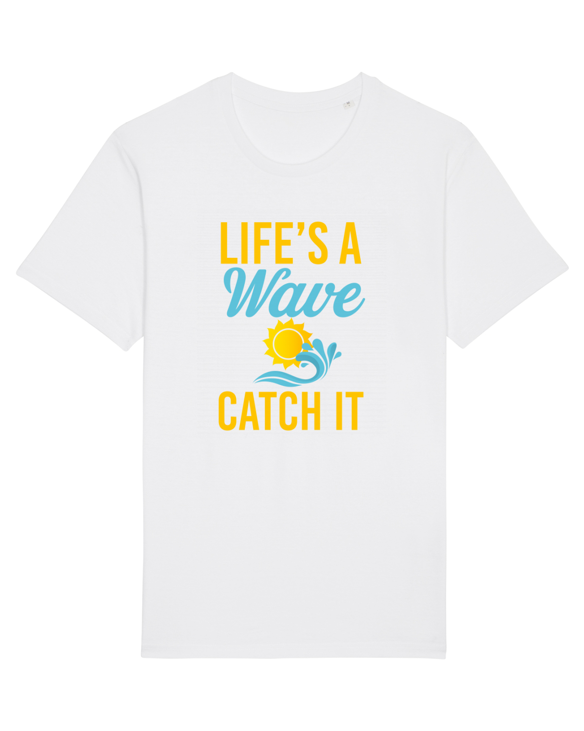 Tricou mânecă scurtă Unisex Rocker White