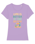 SUMMER Tricou mânecă scurtă guler larg fitted Damă Expresser