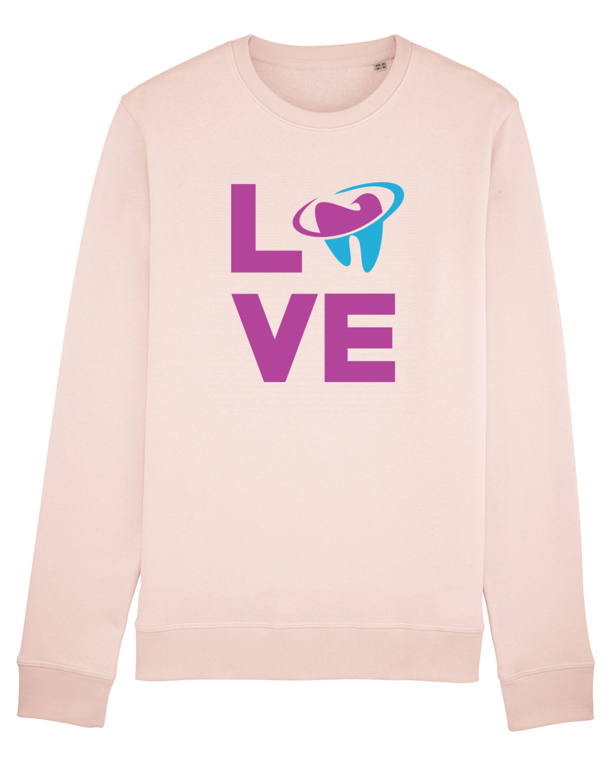 Bluză mânecă lungă Unisex Rise Candy Pink