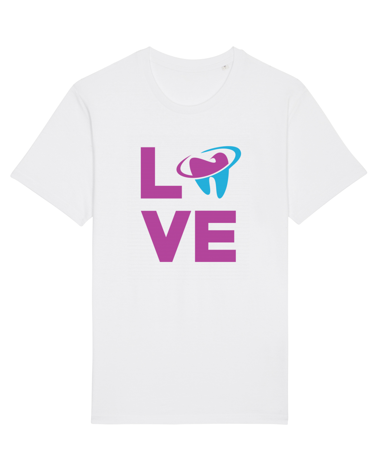 Tricou mânecă scurtă Unisex Rocker White