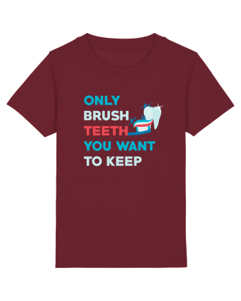 BRUSH TEETH Burgundy