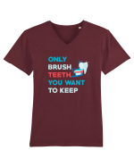BRUSH TEETH Tricou mânecă scurtă guler V Bărbat Presenter