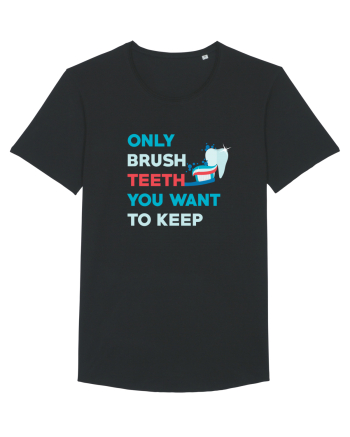 BRUSH TEETH Black