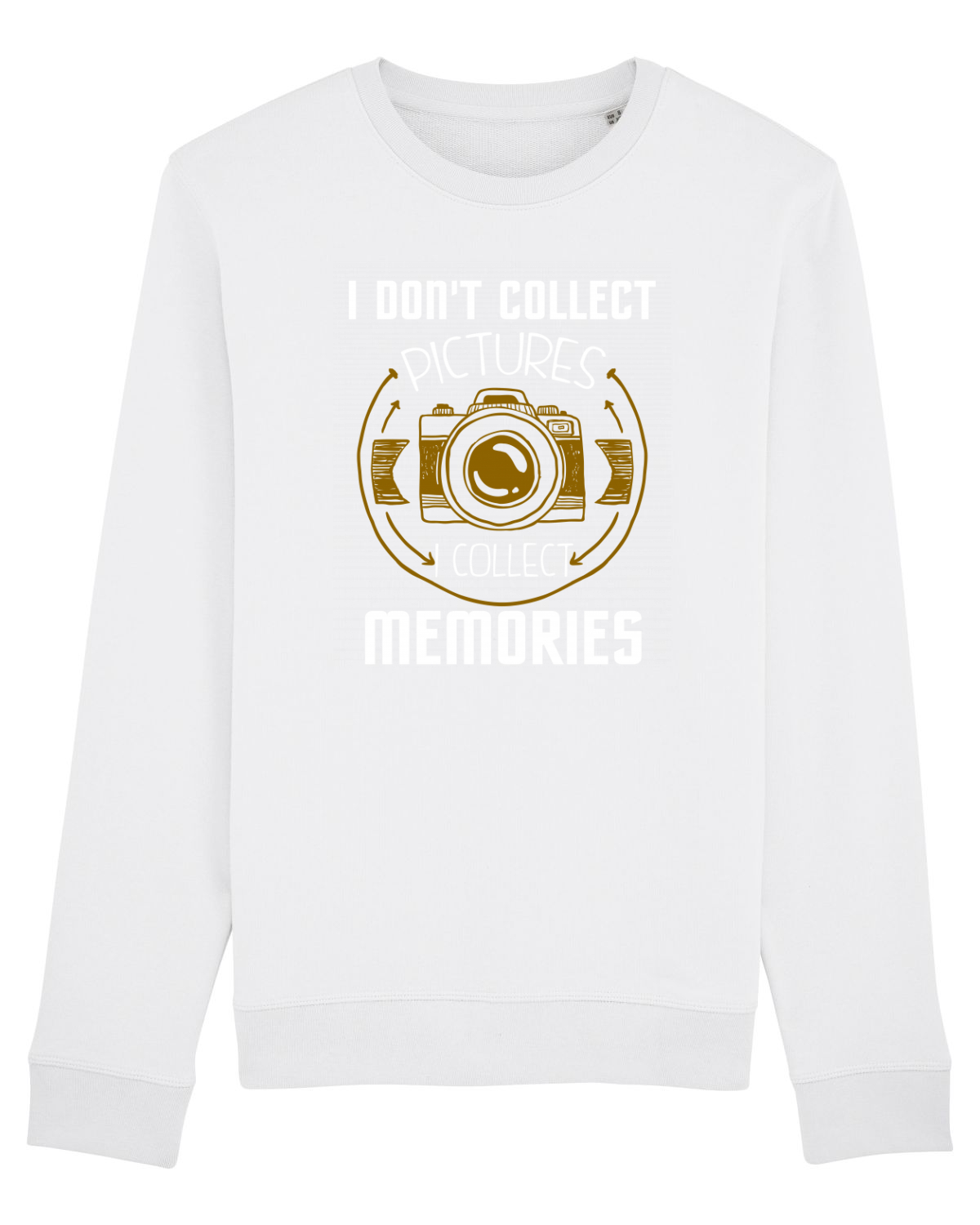 Bluză mânecă lungă Unisex Rise White
