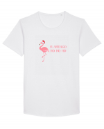 FLAMINGO Tricou mânecă scurtă guler larg Bărbat Skater