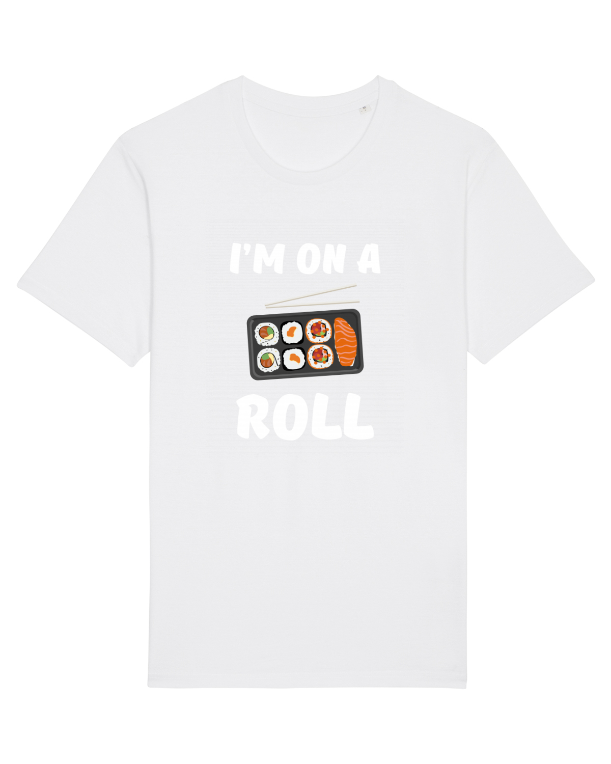Tricou mânecă scurtă Unisex Rocker White
