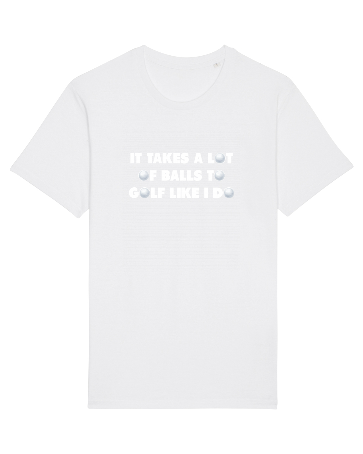 Tricou mânecă scurtă Unisex Rocker White