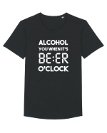 BEER Tricou mânecă scurtă guler larg Bărbat Skater