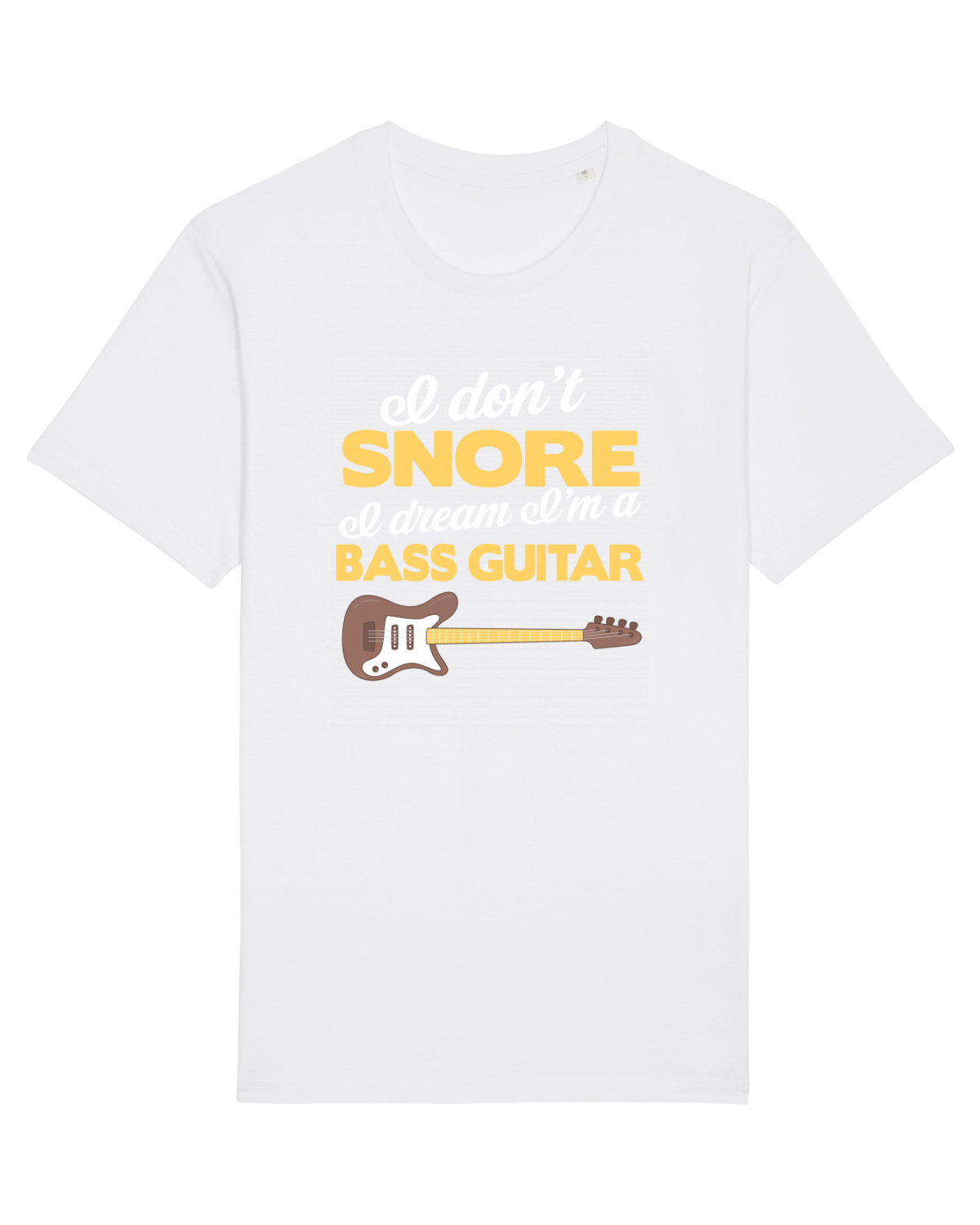 Tricou mânecă scurtă Unisex Rocker White