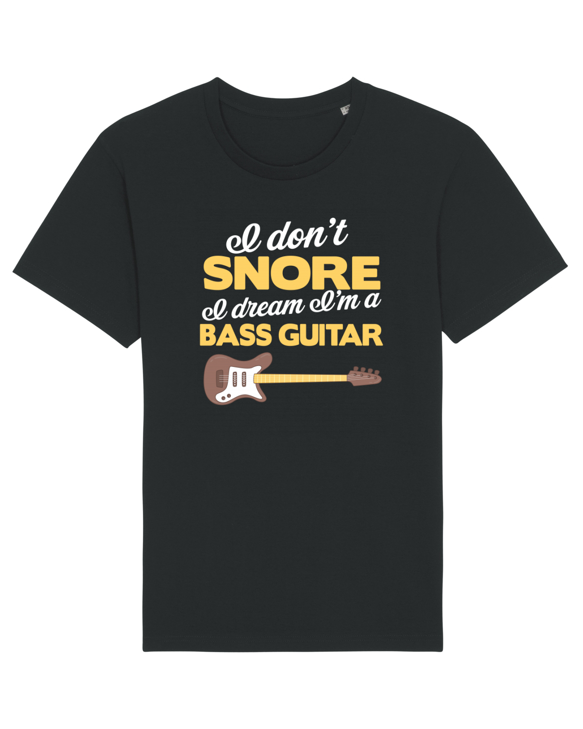 Tricou mânecă scurtă Unisex Rocker Black
