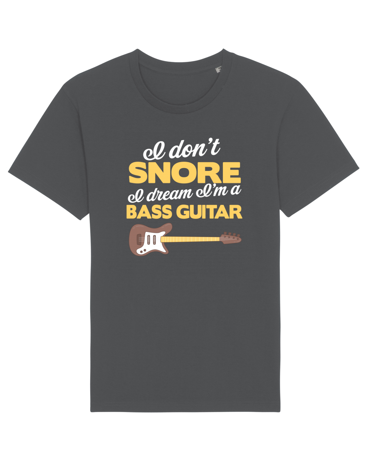 Tricou mânecă scurtă Unisex Rocker Anthracite