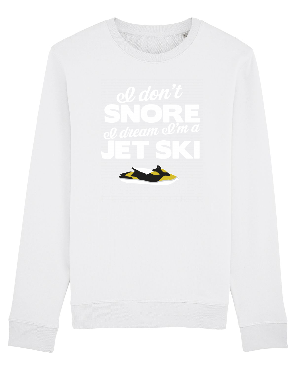 Bluză mânecă lungă Unisex Rise White