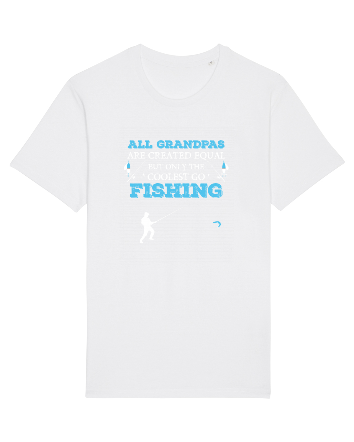 Tricou mânecă scurtă Unisex Rocker White