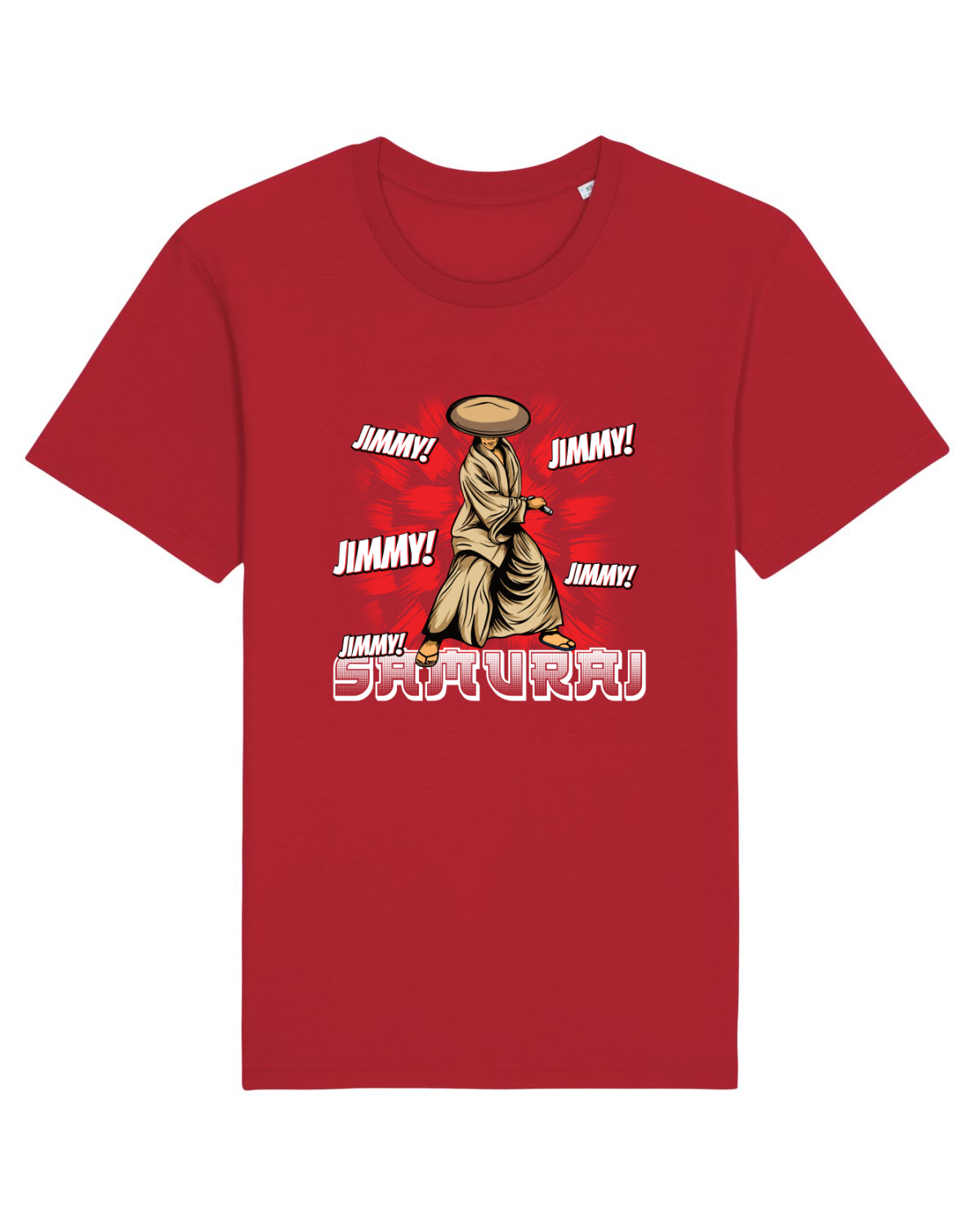 Tricou mânecă scurtă Unisex Rocker Red