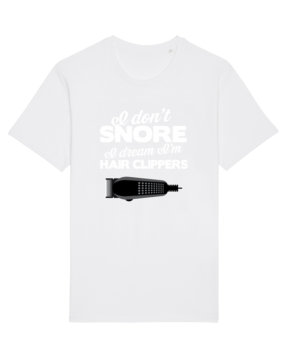 Tricou mânecă scurtă Unisex Rocker White