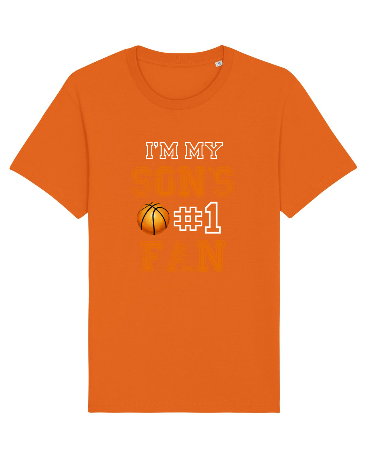 Tricou mânecă scurtă Unisex Rocker Bright Orange