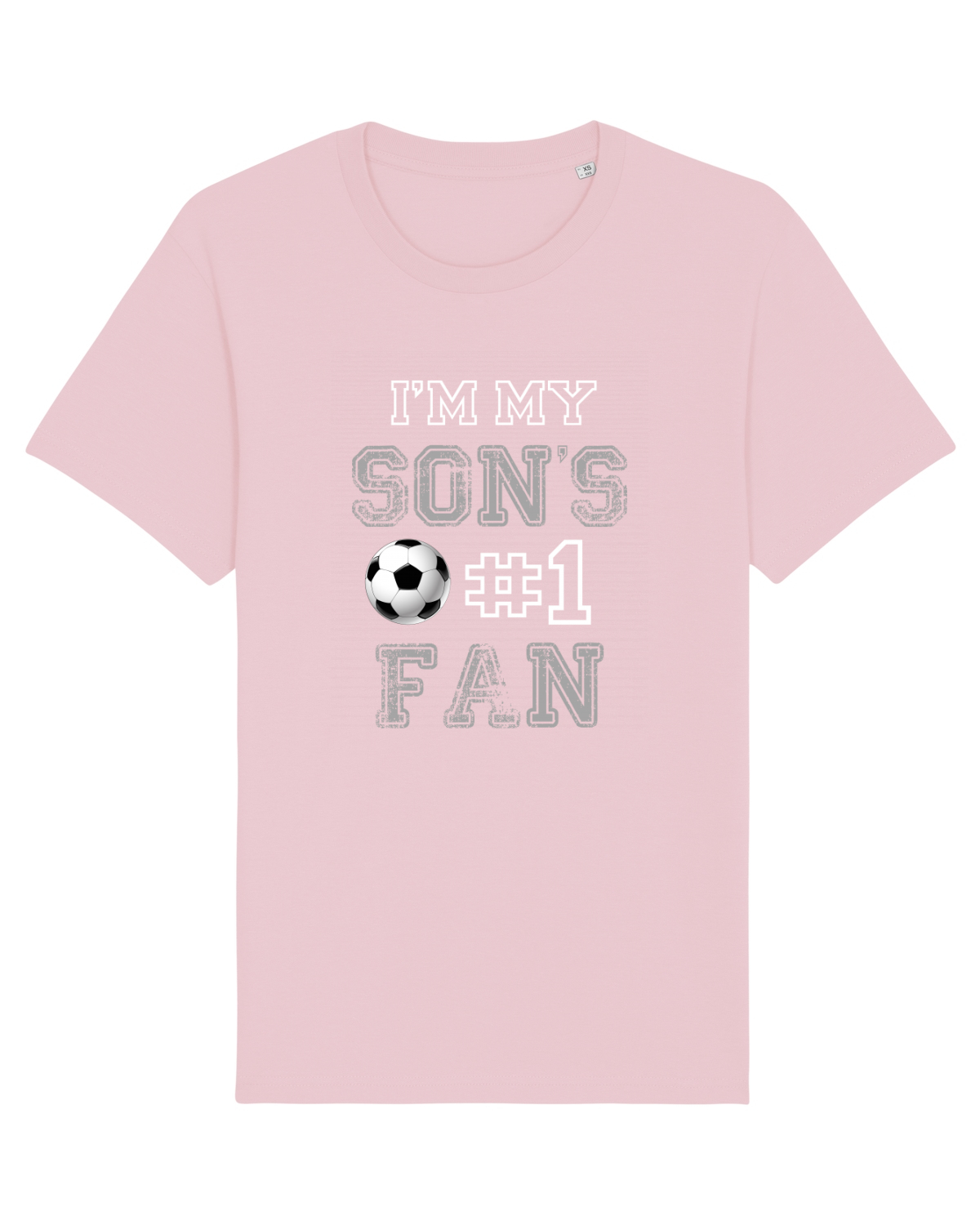 Tricou mânecă scurtă Unisex Rocker Cotton Pink