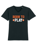 BASKETBALL  Tricou mânecă scurtă guler V Bărbat Presenter