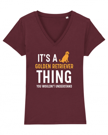 GOLDEN RETRIEVER Burgundy