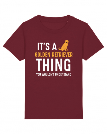 GOLDEN RETRIEVER Burgundy