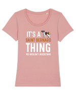 SAINT BERNARD Tricou mânecă scurtă guler larg fitted Damă Expresser