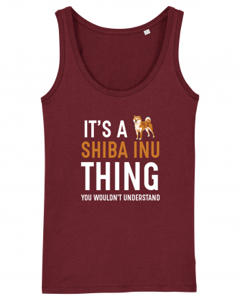 SHIBA INU Burgundy