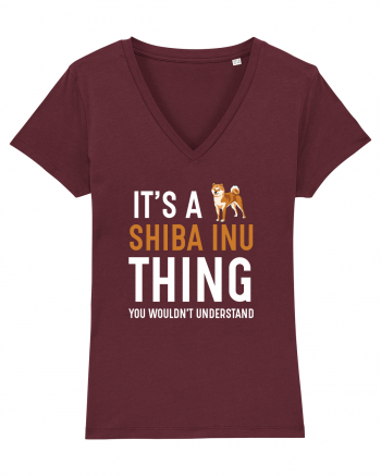 SHIBA INU Burgundy