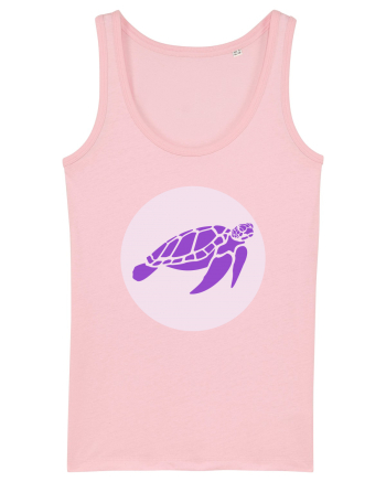 Purple Turtle Cotton Pink