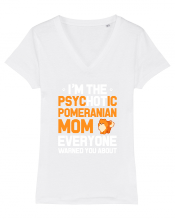 POMERANIAN MOM White