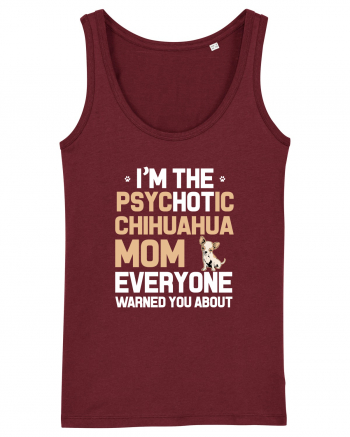 CHIHUAHUA MOM Burgundy