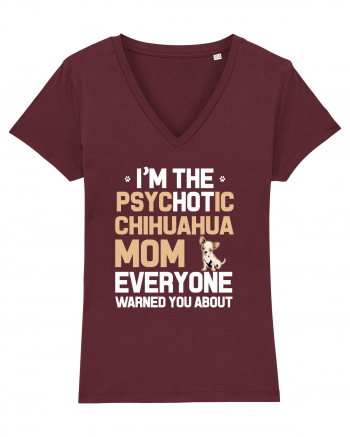 CHIHUAHUA MOM Burgundy