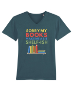 BOOKS Tricou mânecă scurtă guler V Bărbat Presenter