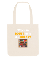 LIBRARY Sacoșă textilă