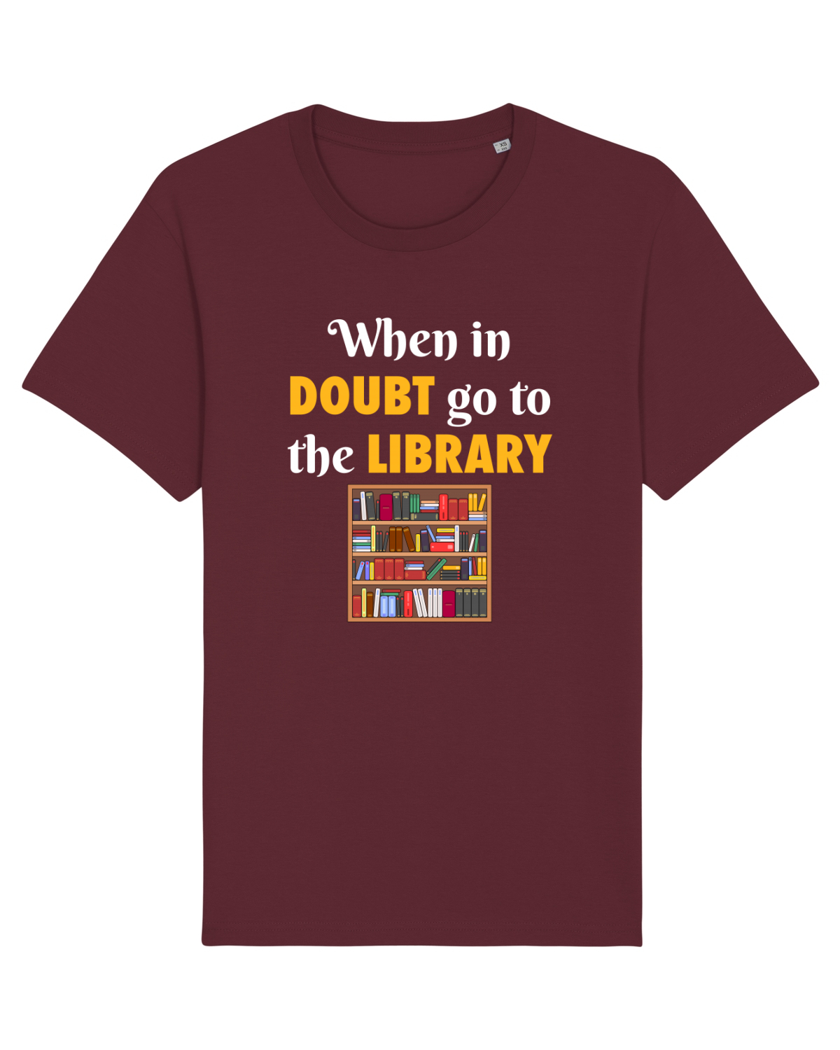 Tricou mânecă scurtă Unisex Rocker Burgundy