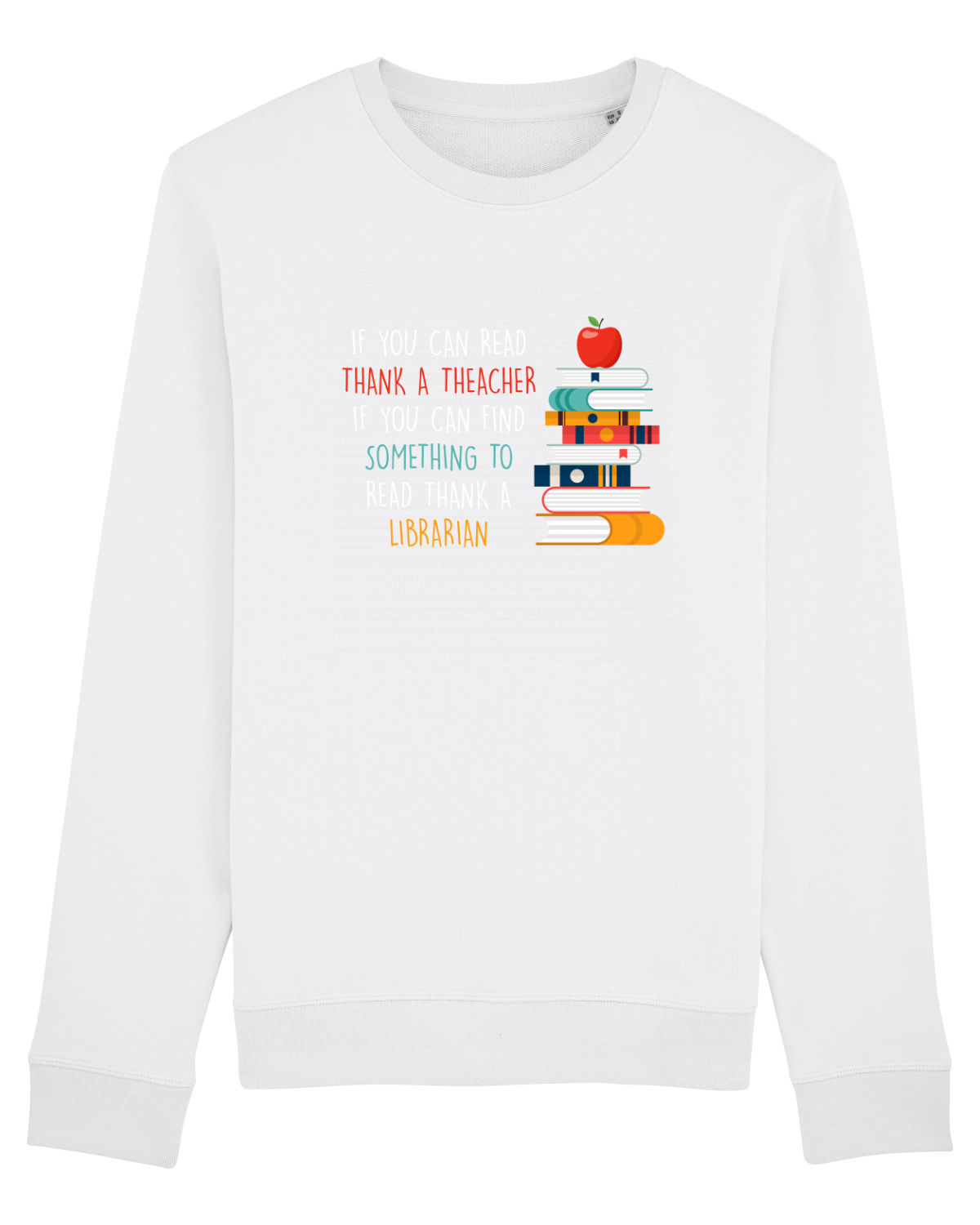 Bluză mânecă lungă Unisex Rise White