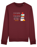 LIBRARIAN Bluză mânecă lungă Unisex Rise