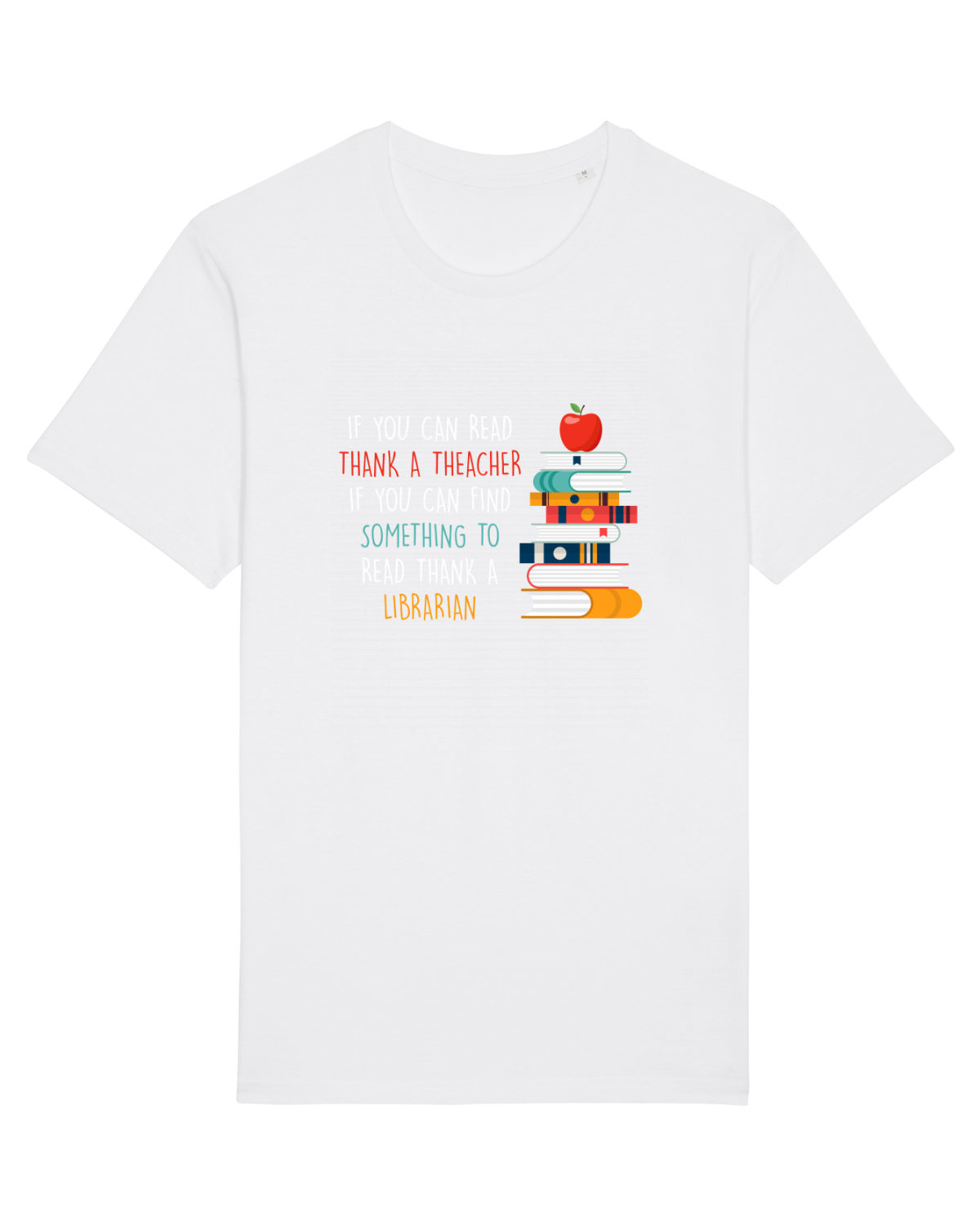 Tricou mânecă scurtă Unisex Rocker White