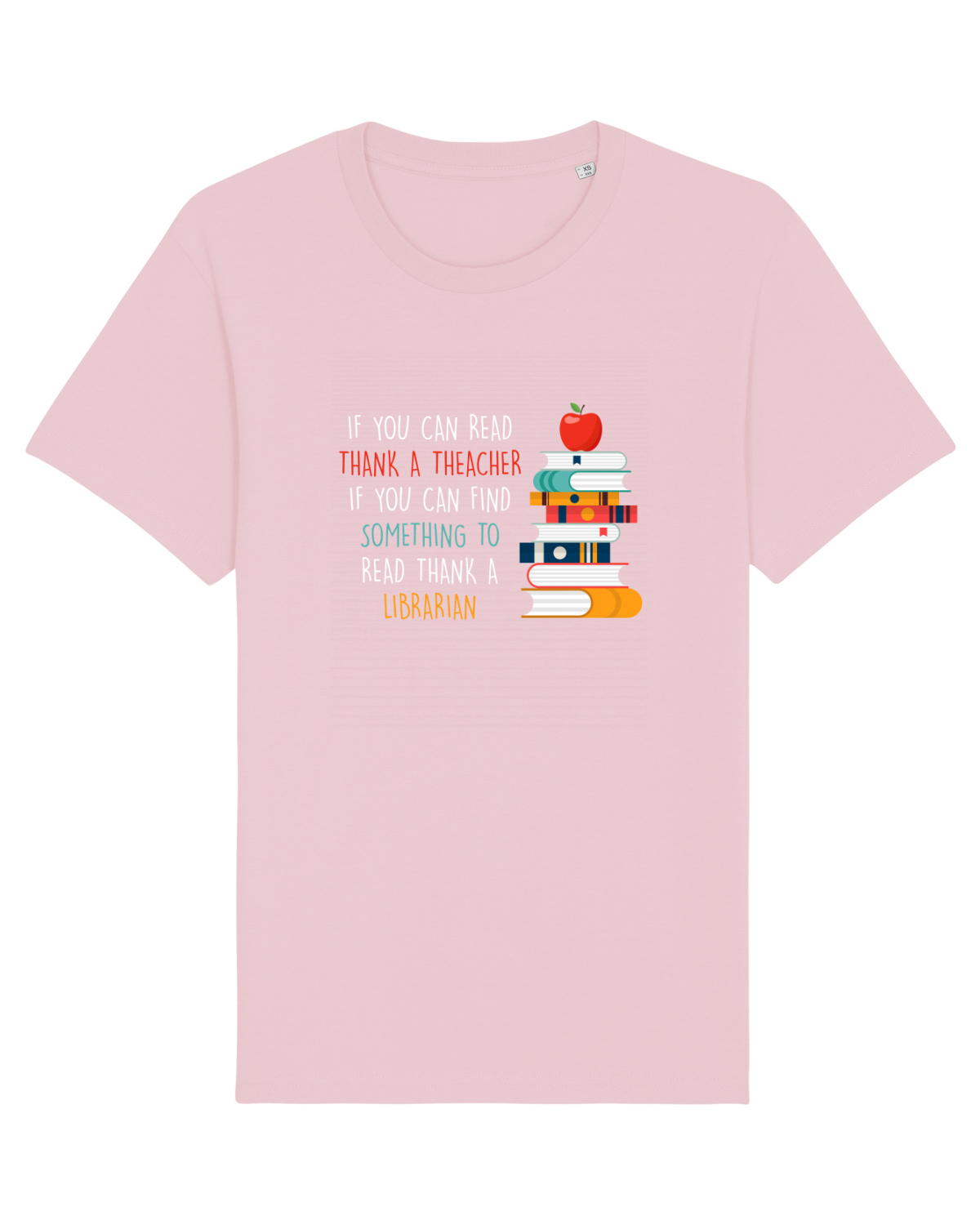 Tricou mânecă scurtă Unisex Rocker Cotton Pink
